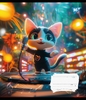 Нотний зошит А5+, 12 аркушів, картонна обкладинка, мікс Furry musicians 767436 Yes