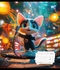 Нотний зошит А5+, 12 аркушів, картонна обкладинка, мікс Furry musicians 767436 Yes