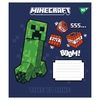Тетрадь в линию 24 листа, цветная обложка, дизайн: Minecraft Signs Yes 767562
