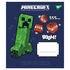 Тетрадь в линию 24 листа, цветная обложка, дизайн: Minecraft Signs Yes 767562