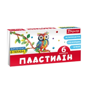 Пластилин, 6 цветов, 120 г Classic 540653 1 Вересня