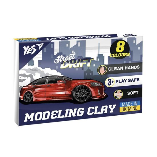 Пластилин, 8 цветов, 160 г Drift King 540660 Yes Пластилин, 8 цветов, 160 г Drift King 540660 Yes