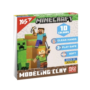 Пластилин, 10 цветов, 200 г Minecraft 540662 Yes