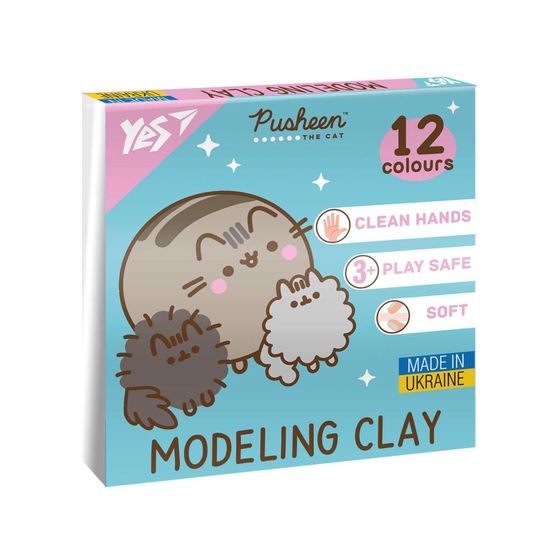 Пластилин, 12 цветов, 240 г Pusheen 540669 Yes Пластилин, 12 цветов, 240 г Pusheen 540669 Yes