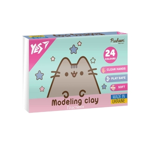 Пластилин, 24 цвета, 480 г Pusheen 540685 Yes
