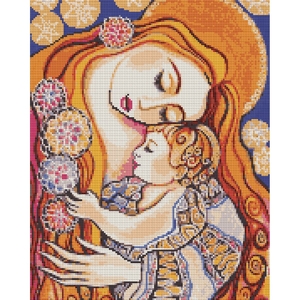 Алмазна мозаїка, 40х50 см Материнська любов 954708 Santi