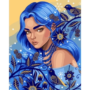 Картина по номерах, 40х50 см Крижана красуня ©pollypop92 954734 Santi