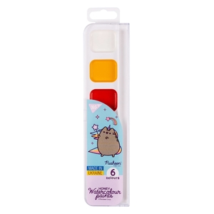 Акварельні фарби медові, 6 кольорів Pusheen 110273 Yes