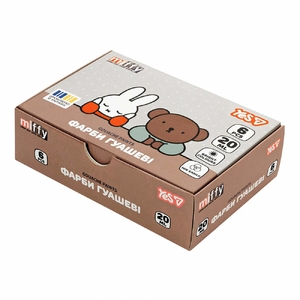Фарби гуашеві, 6 кольорів по 20 мл Miffy 230444 Yes