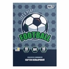 Картон кольоровий А4, 10 аркушів, щільність 215 г/м2 Football 955491 Yes