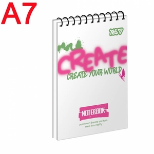 Блокнот А7, 80 страниц в клетку, обложка картон твердый Create 152365 Yes