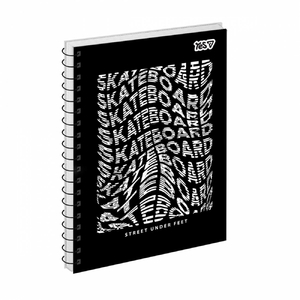 Блокнот А5, 80 страниц в клетку, обложка картон мягкий Skate life 152441 Yes