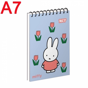 Блокнот А7, 80 сторінок в клітинку, обкладинка картон твердий Miffy: Happy Day 152512 Yes