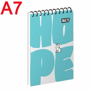 Блокнот А7, 80 сторінок в клітинку, обкладинка картон твердий Hope 152543 Yes