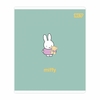Тетрадь в линию 12 листов, цветная обложка, дизайн: Miffy Bunny Yes 768597