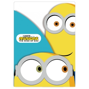 Папка-уголок А4, 3 фигурные отделения Minions Yes