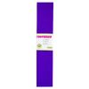 Гофрированная бумага фиолетовая, 200х50 см, растяжимость 55% 1 Вересня