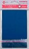 Набір темно-синіх заготівок для листівок, 5 шт, 10х15 см, щільність 230 г/м2 952268 Santi