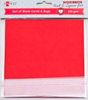Набор красных заготовок для открыток, 5 шт, 15х15 см, плотность 230 г/м2 952286 Santi