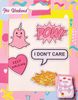 Набор объемных наклеек: I don’t care Patch stiker 554321 Yes