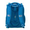 Рюкзак шкільний каркасний Hearts turquoise H-12 Yes, щільна дихаюча спинка, світловідбиваючі елементи