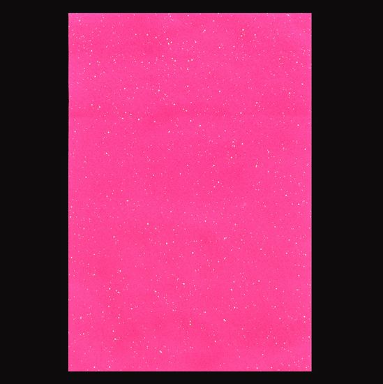 Фетр рожевий B4, 10 аркушів, щільність 170 г/м2, Soft, з глітером Santi