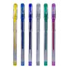Набір гелевих ручок 6 кольорів 0,8 мм Glitter Yes