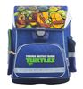 Рюкзак шкільний каркасний 1 Вересня H-26 Turtles Рельєфна ортопедична спинка, система кріплення лямок, посилене дно, світловідбиваючі елементи