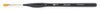 Кисточка художественная №2 синтетика, плоская с короткой изогнутой ручкой Santi Sensation