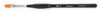 Кисточка художественная №6 синтетика, плоская с короткой изогнутой ручкой Santi Sensation