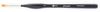 Кисточка художественная №2 синтетика, угловая с короткой изогнутой ручкой Santi Sensation