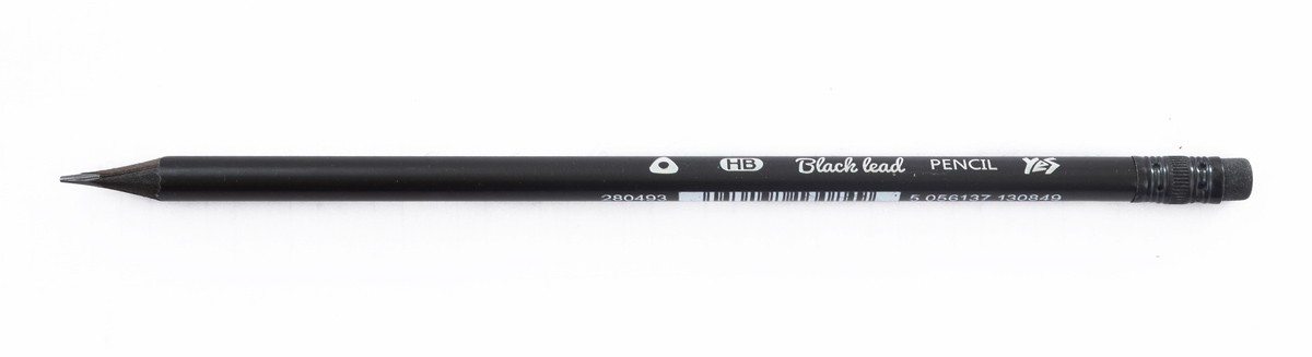Олівець чорнографітний HB, з гумкою Black 280493 Yes