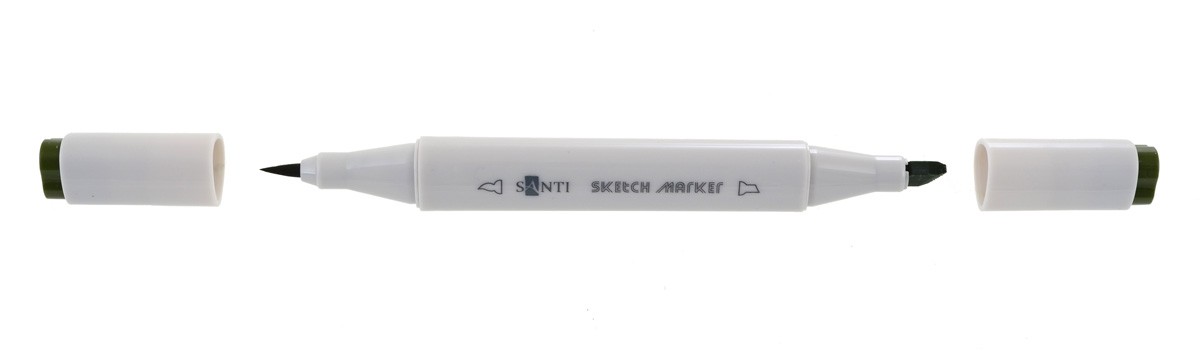 Скетч маркер, оливковый SM-06 SANTI sketch