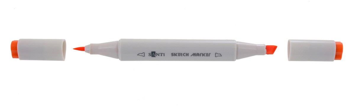 Скетч маркер, оранжевый SM-12 SANTI sketch
