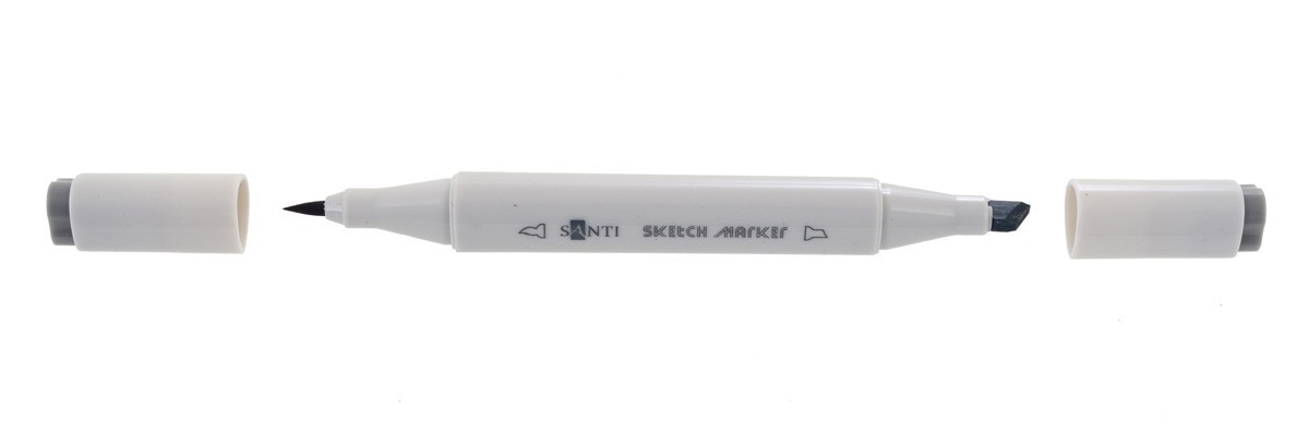 Скетч маркер, дымчато-серый SM-15 SANTI sketch