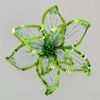 Квітка декоративна, розмір 23 см, зелена Пуансетія розкіш 750302 Yes