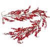 Гілка-гірлянда декоративна, розмір 150 см Червоні ягоди 973487 Yes