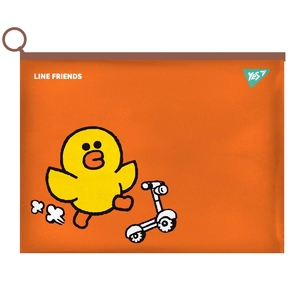Папка В6, на блискавці Line Friends. Sally 492094 Yes
