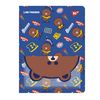 Папка 20 файлів А4, з кишенею на липучці Line Friends. Brown 492109 Yes