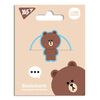 Закладка металева Line Friends. Brown 707832 Yes