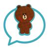 Закладка металева Line Friends. Brown 707832 Yes
