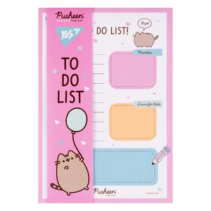 Папір для нотаток на магніті, 137х200 мм, 52 аркуші To Do Pusheen 170339 Yes
