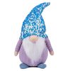 Новогодняя мягкая игрушка, размер 40 см Гном мальчик в голубом 974637 Novogod'ko