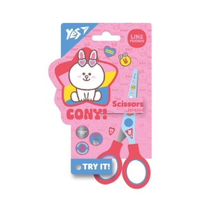 Ножиці дитячі, 13 см, з принтовани лезом Line friends 480429 Yes
