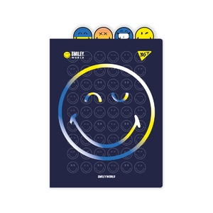 Папка-уголок А4, с фигурными разделителями Smiley World 492180 Yes