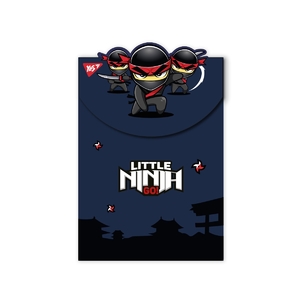 Папка-конверт А4, на липучке Ninja 492190 Yes