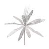 Квітка декоративна, розмір 40 см, срібна Різдвяна зірка 974818 Yes