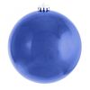 Ялинкова куля, розмір 25 см, пластик, синя глянцева 974901 Novogod'ko