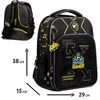 Рюкзак шкільний каркасний Gamer S-78 559561 Yes, ортопедична спинка, світловідбиваючі елементи, посилене дно