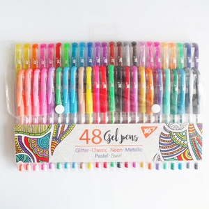 Набор гелевых ручек, 48 цветов, 0,8 мм Glitter. Classic. Neon. Metallic. Pastel. Swirl 420436 Yes